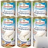 Zimmermann Münchner Weißwürste 6er Pack (6x530g Dose) + usy...